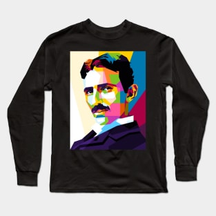 Nikola Tesla Long Sleeve T-Shirt